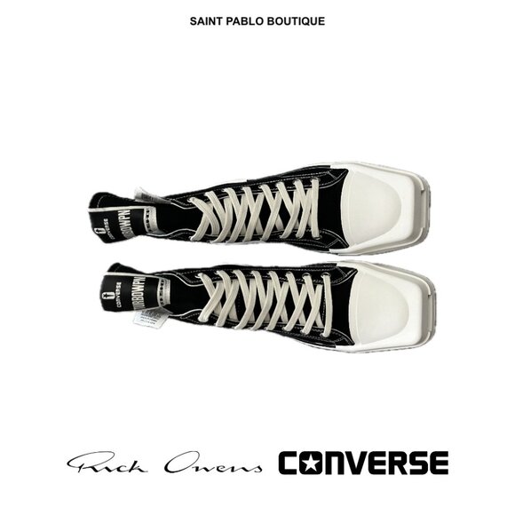 Rick Owens DRKSHDW x Converse TURBODRK Chuck Taylor All Star 70 Hi - Picture 3 of 4